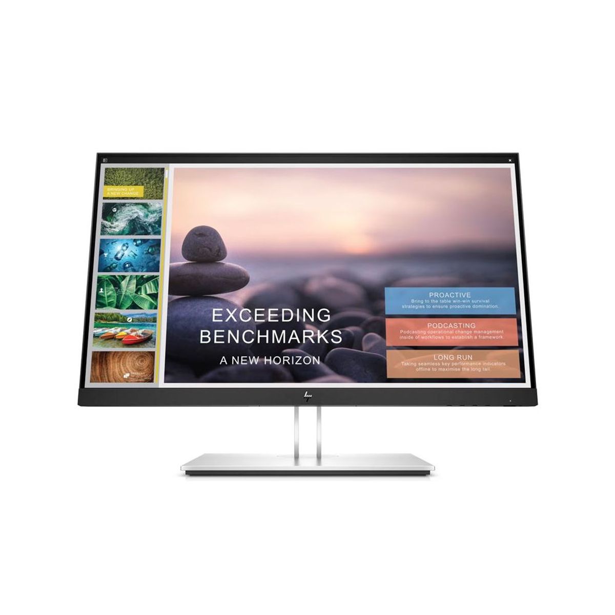 HP - Monitor HP E24 238 IPS FHD Webcam 5MP Parlantes 2W 5ms VESA Oficina