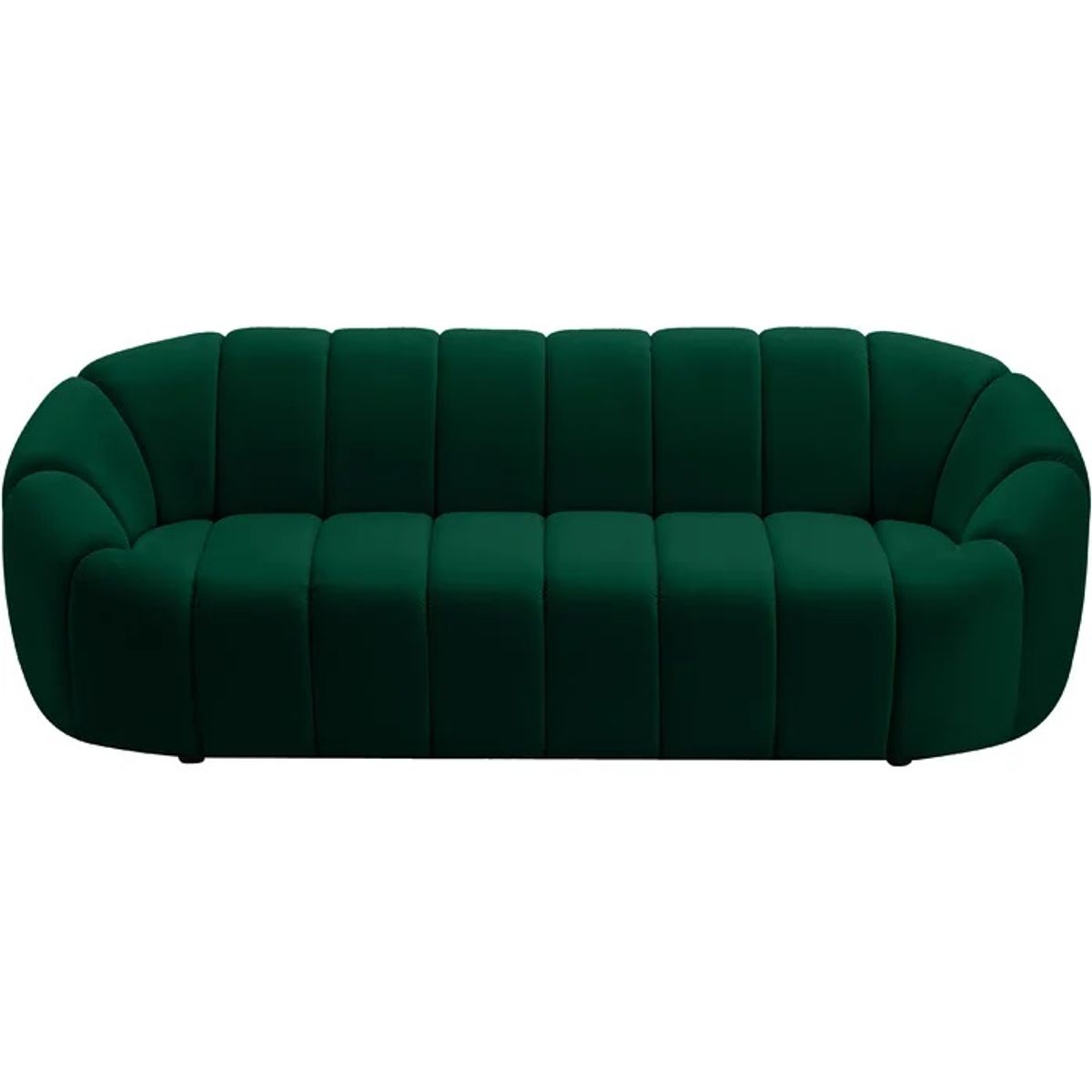 GENERICO - Juego de Sala 3 - 2- 1 Cuerpos Arletti Curvo - Verde