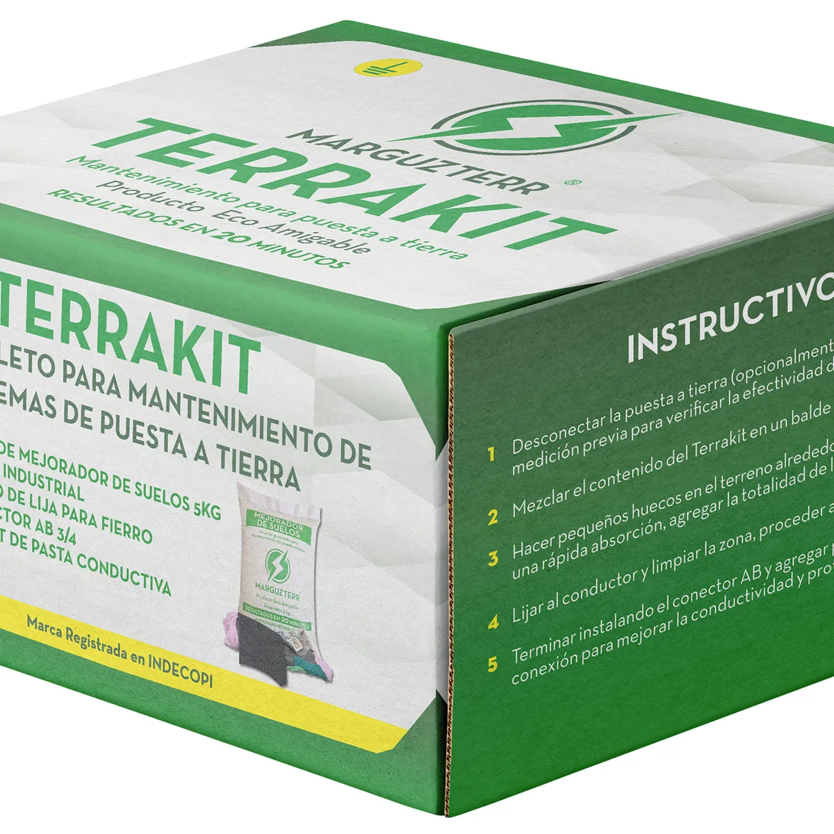 MARGUZ TERR CONDUCRETO - Terrakit Kit completo para mantenimiento de sistemas de pozo a tierra