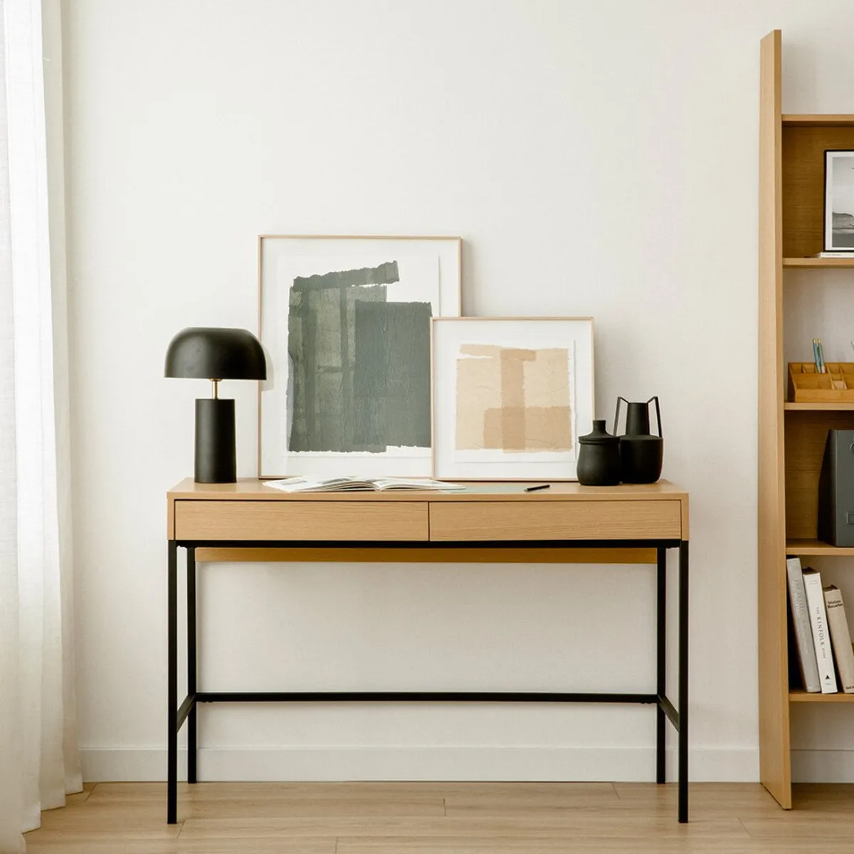 GENERICO - Escritorio Moderno Amane Marrón R&R Muebles