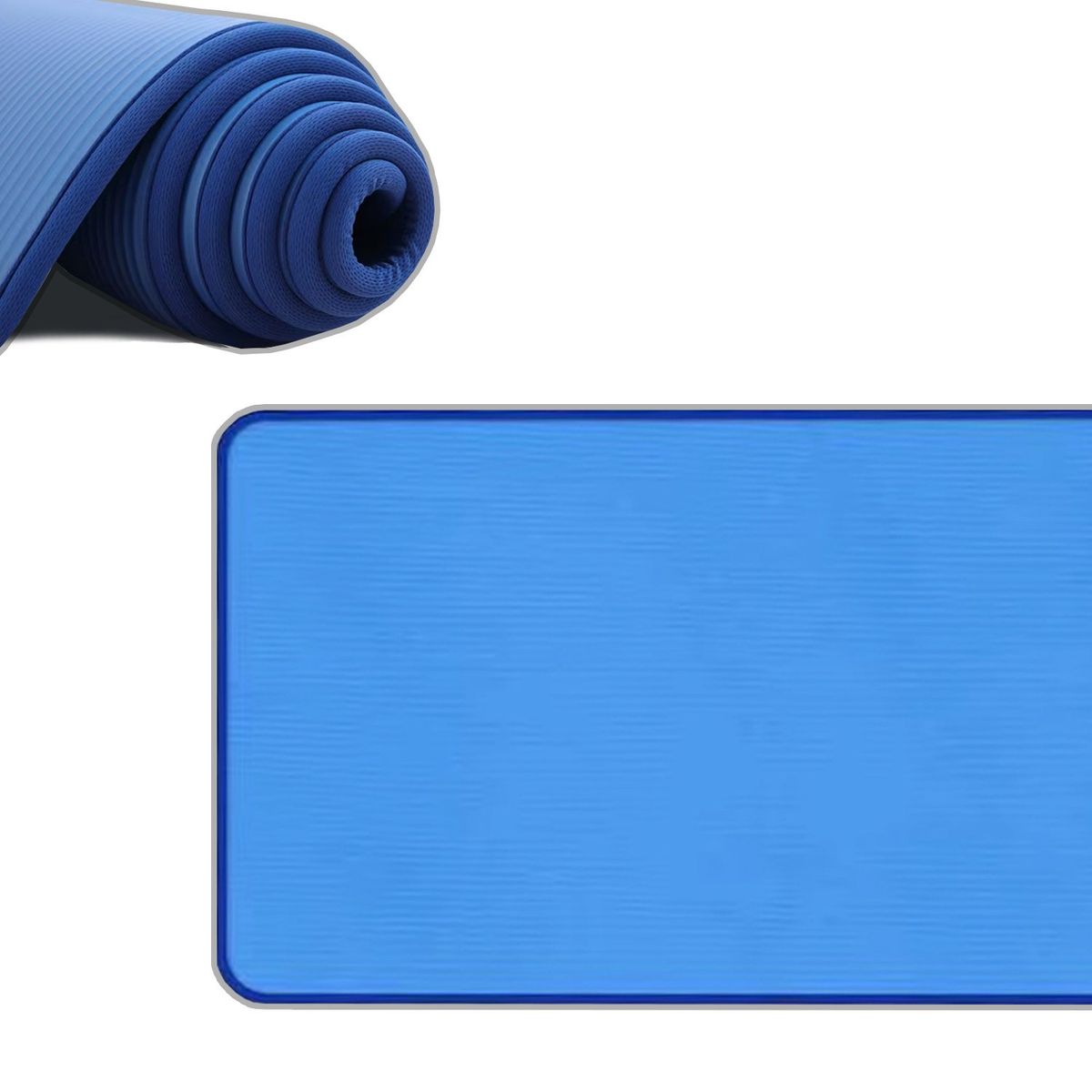 NEO DIGITAL - Colchoneta Yoga Mat NBR 10mm + Sujetador + Bolso YM002 azul