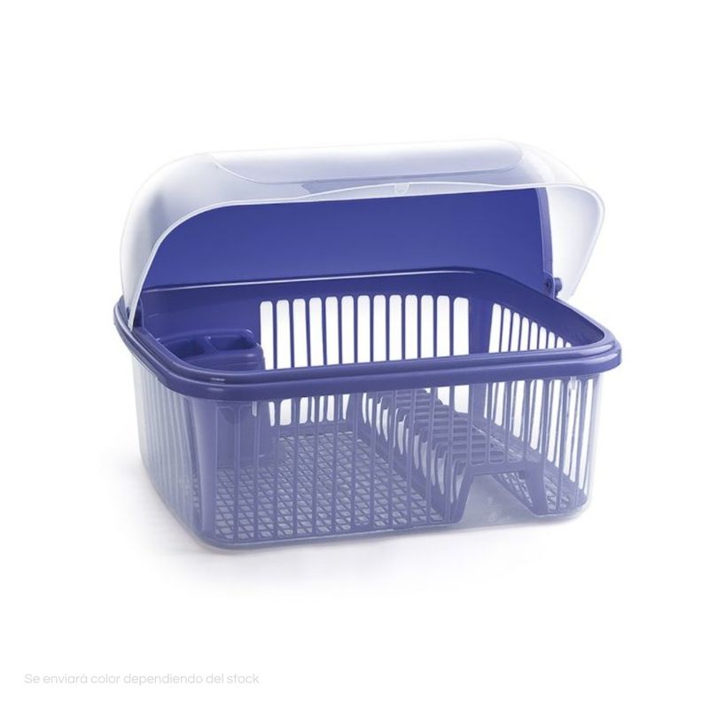 POLINPLAST - Porta Vajilla Junior con Tapa Abatible y Gran Capacidad