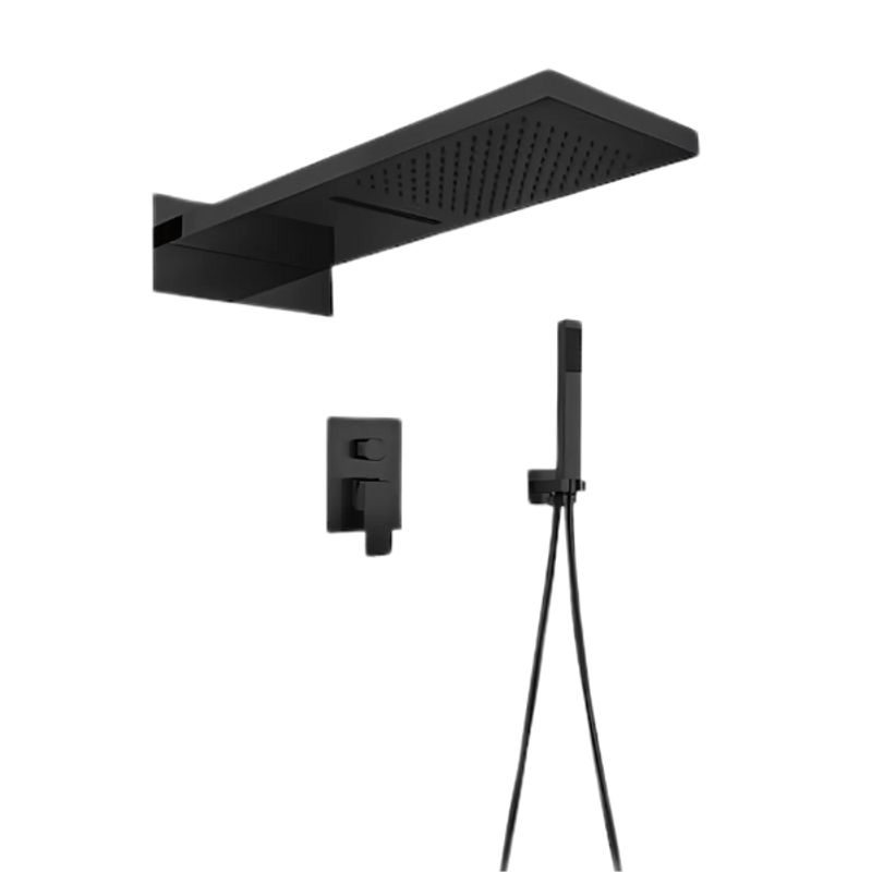 XM - MEZCLADORA MONOCOMANDO PARA DUCHA NEGRO DOBLE SALIDA MT020D5501