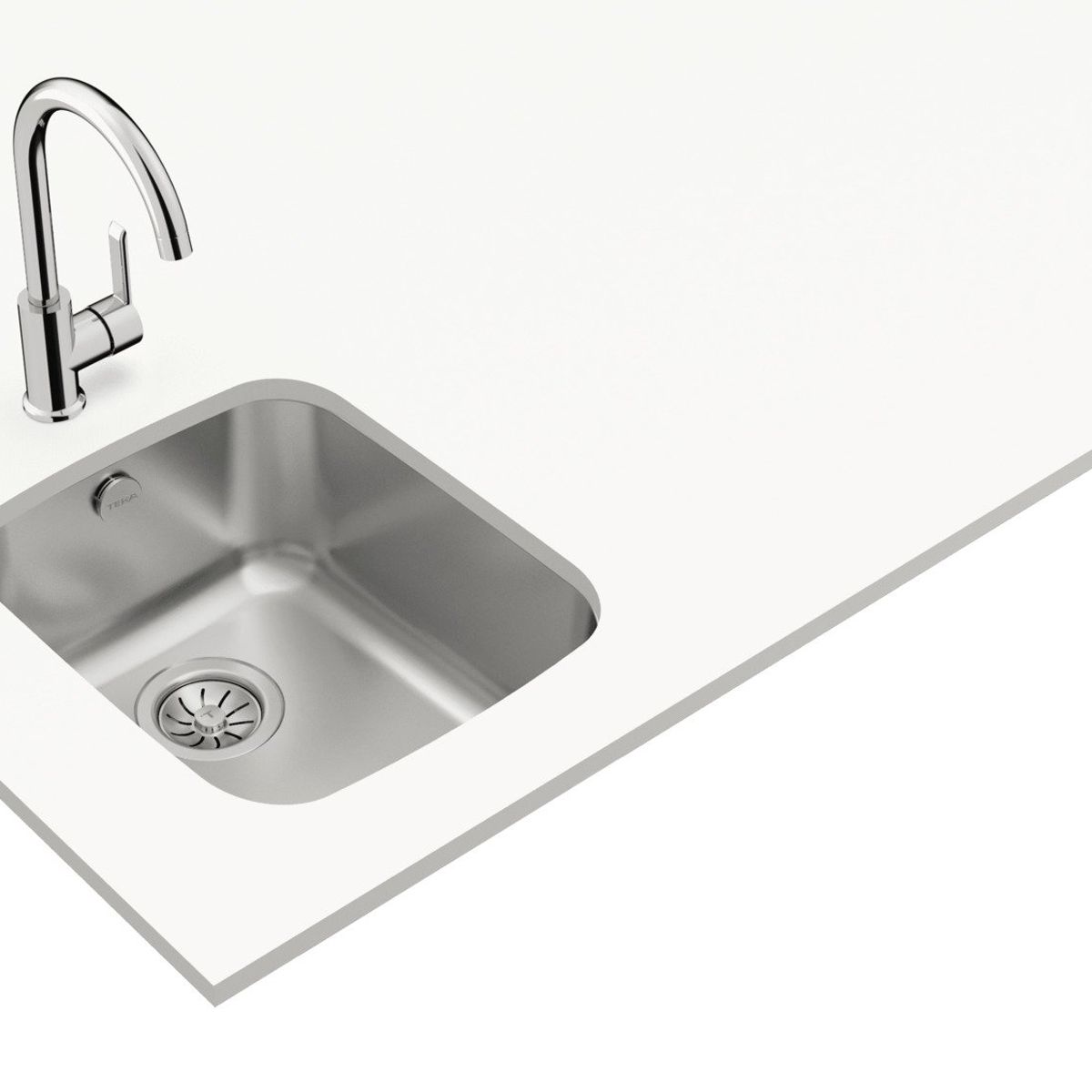 TEKA - LAVADERO DE ACERO BE 34x40x18