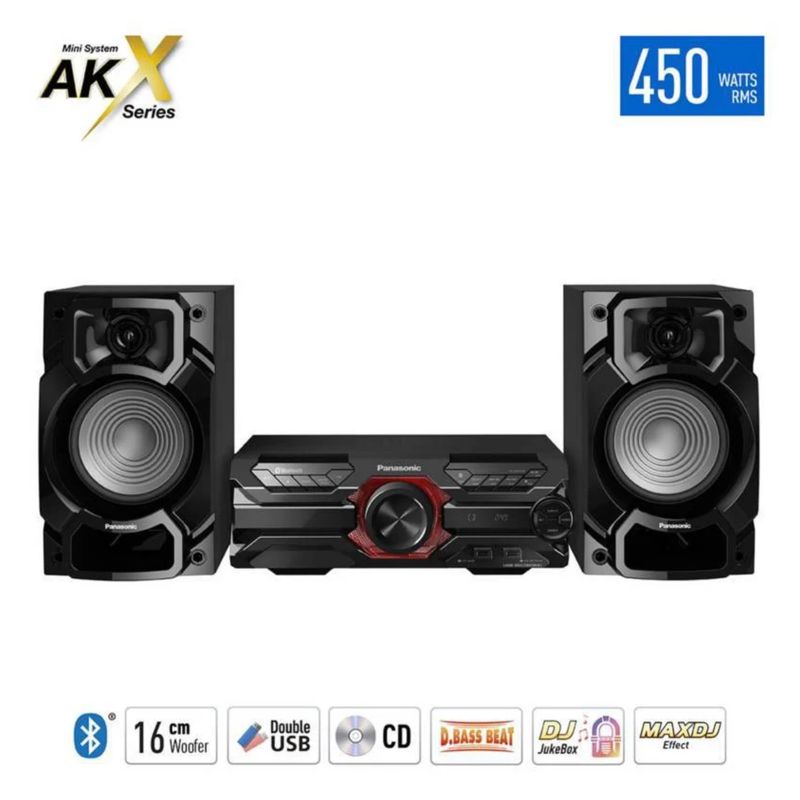 PANASONIC - MINICOMPONENTE PANASONIC SC-AKX320PSK 450 WATTS