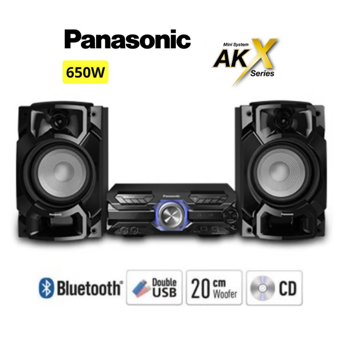 PANASONIC - MINICOMPONENTE PANASONIC 650 WATTS SC-AKX520PSK