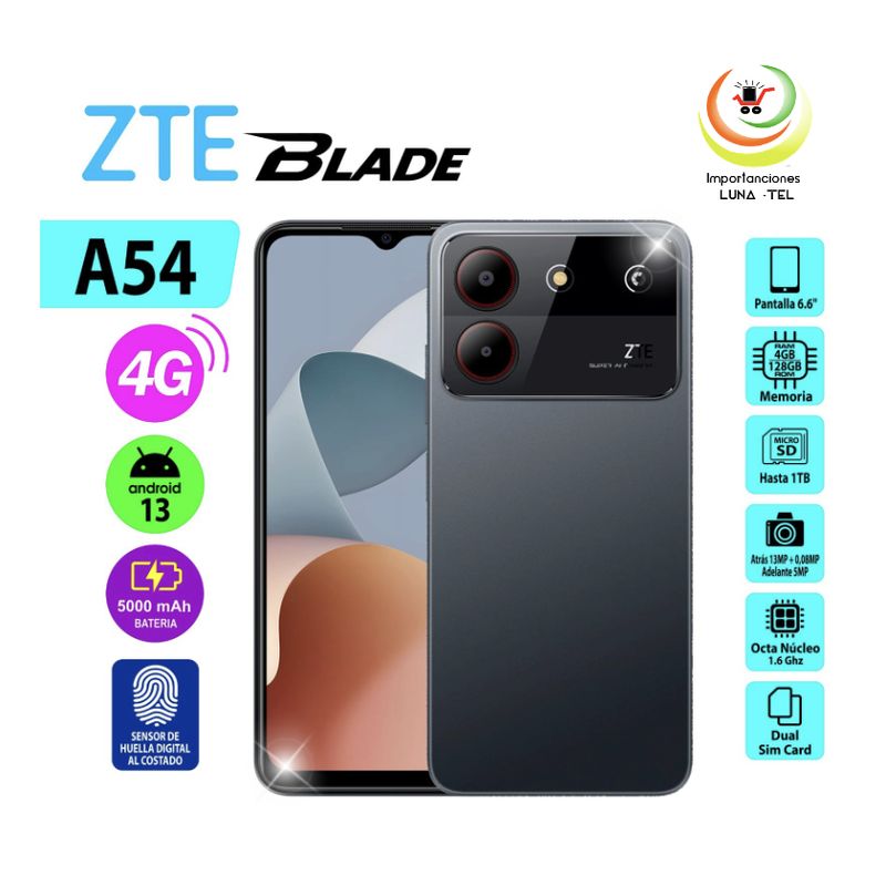 ZTE - CELULAR ZTE  BLADE A54