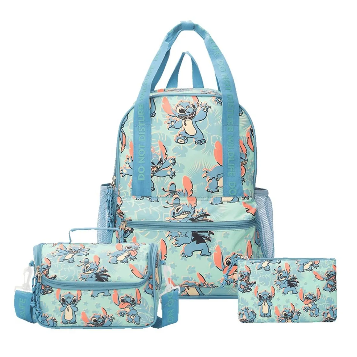 DISNEY - Pack Escolar Mochila Oficio Premium Stitch juvenil Ecofriendly