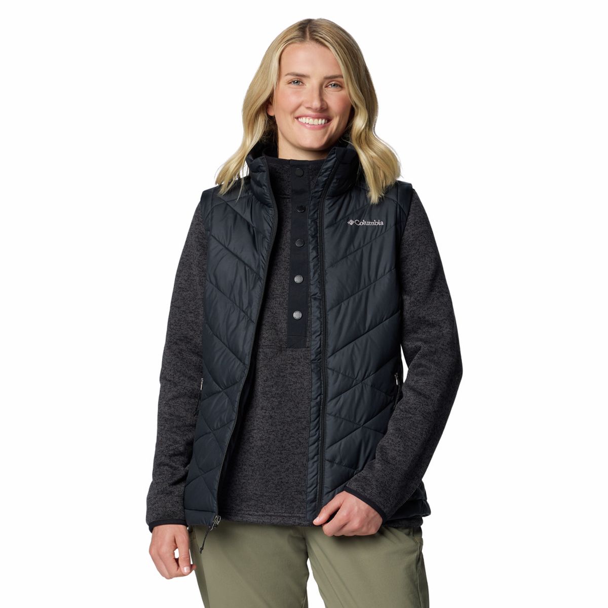 COLUMBIA - Chaleco Columbia Mujer Heavenly Ii Negro COLUMBIA