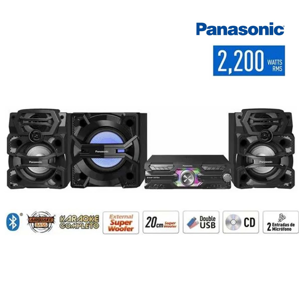 PANASONIC - MINICOMPONENTE SPANASONIC C-AKX930PUK 2200W
