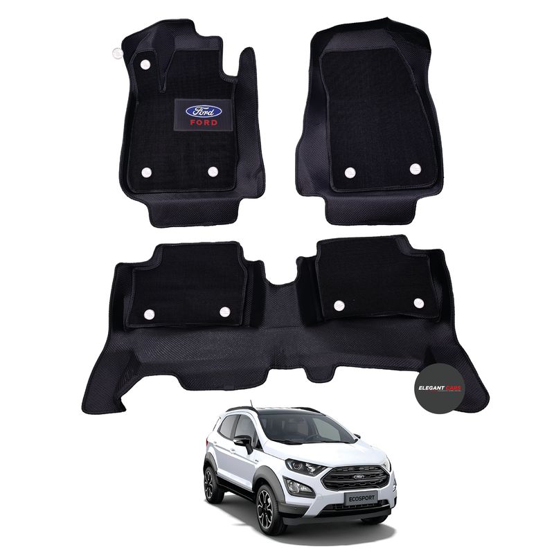 JETION - Piso Bandeja Con Alfombra Protectora 5D Pro ECOSPORT 2018-23