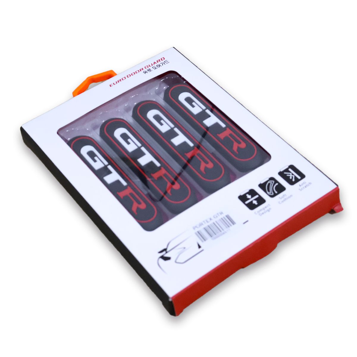 GENERICO - PROTECTOR DE PUERTA PARA AUTOS DISEÑO GTR