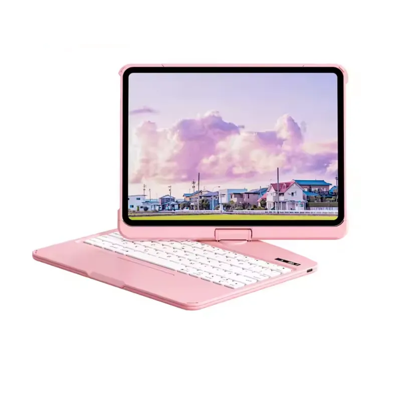 OEM - Magic Keyboard 360° para iPad Pro 11" (M4) 2024 - ROSADO