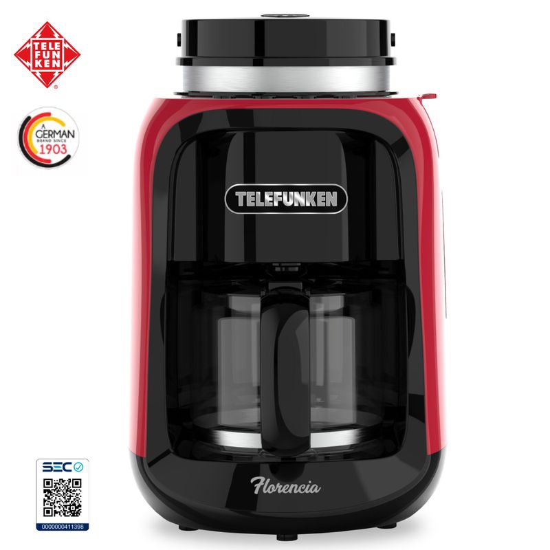 TELEFUNKEN - CAFETERA ELETRICA CON MOLINILLO TELEFUNKEN FLORENCIA