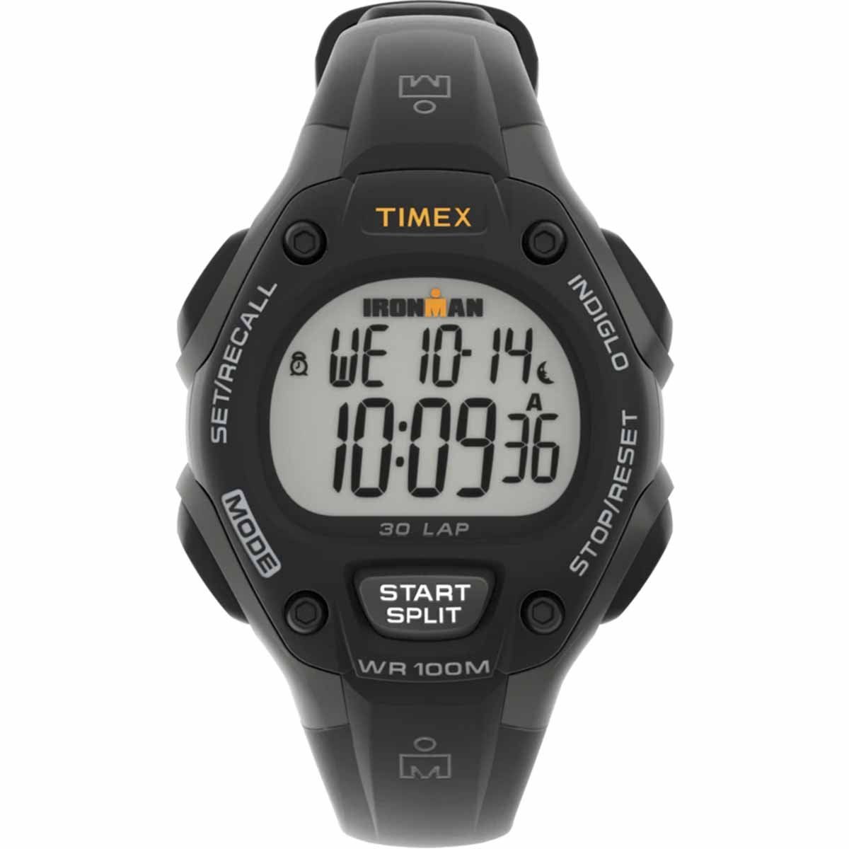 TIMEX - Reloj Timex Mujer T5E961 IRONMAN Classic Indiglo Multifunción - Negro