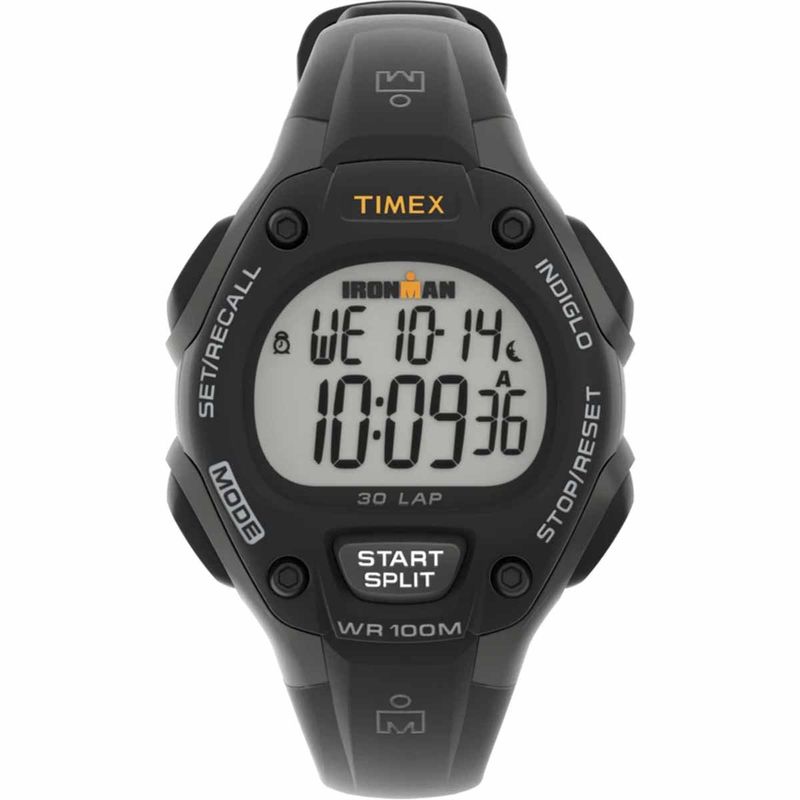 TIMEX - Reloj Timex Mujer T5E961 IRONMAN Classic Indiglo Multifunción - Negro