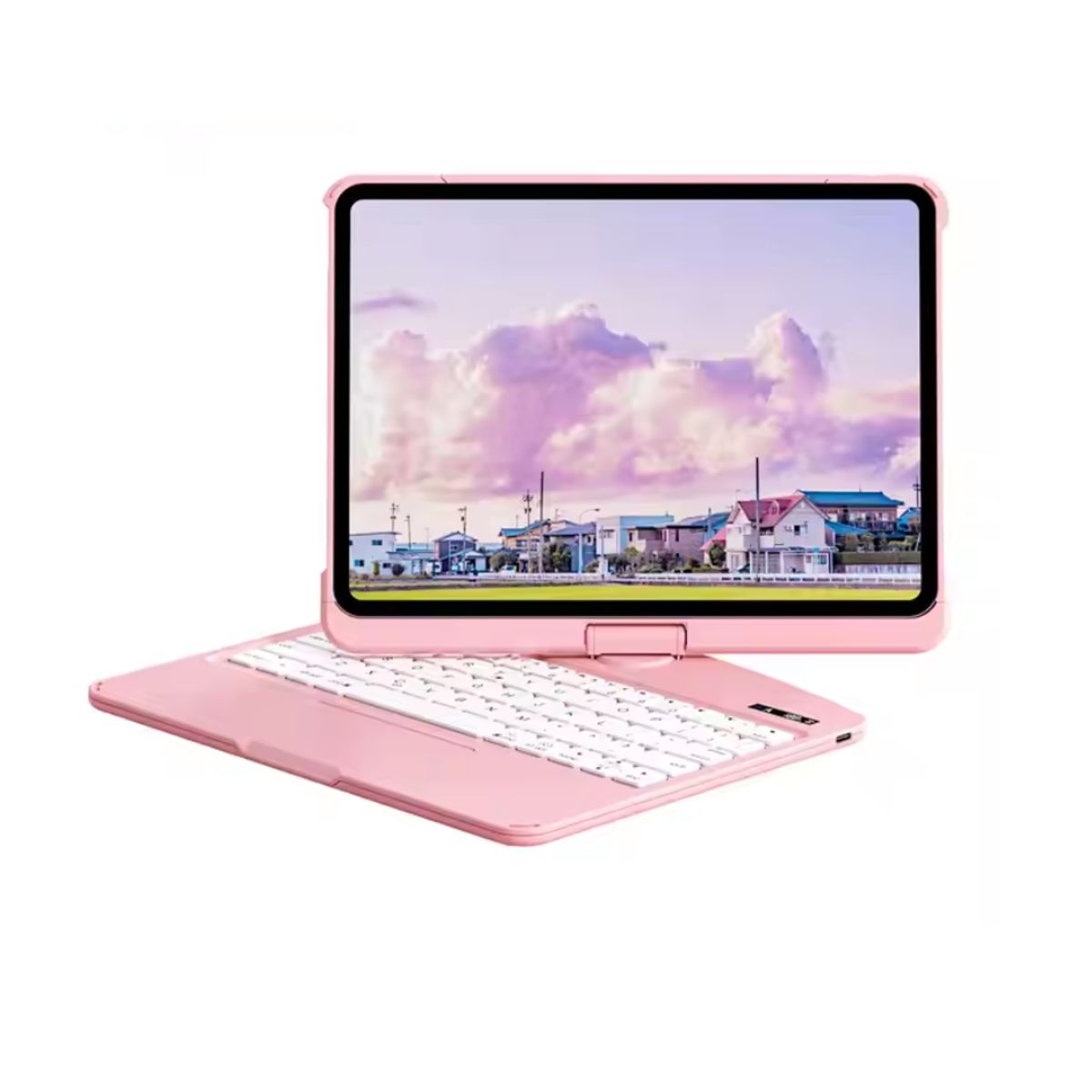 OEM - Magic Keyboard 360° para iPad Pro 11 1ra hasta 4ta Gen - ROSADO