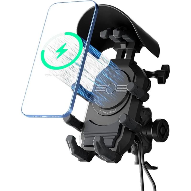 GENERICO - PORTA CELULAR CON CARGA INALAMBRICA Y CARGA RAPIDA TQ-084 BE