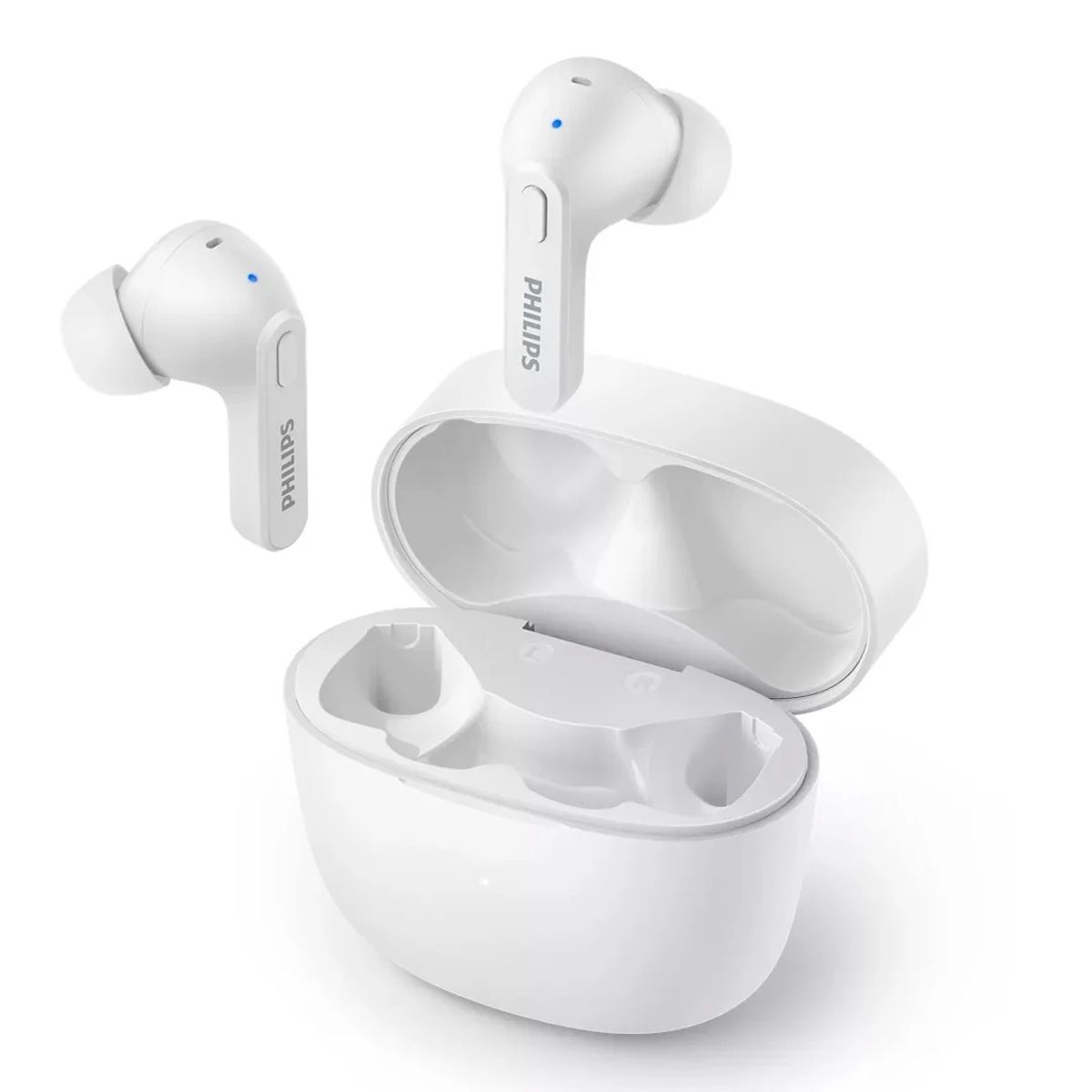 PHILIPS - AUDÍFONOS PHILIPS INALÁMBRICO TAT2206 BLANCO