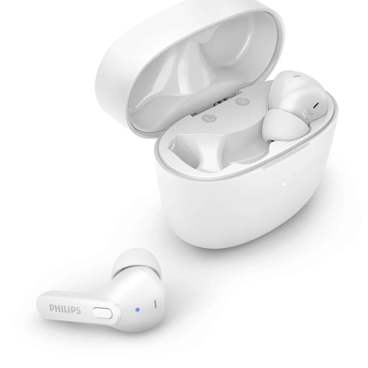 PHILIPS - AUDÍFONOS PHILIPS INALÁMBRICO TAT2206 BLANCO