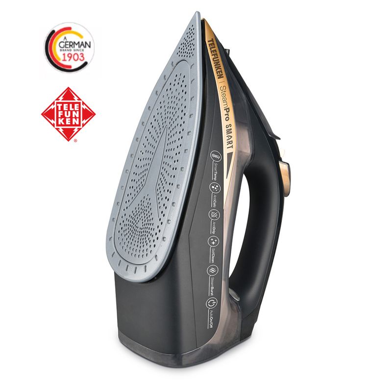 TELEFUNKEN - PLANCHA A VAPOR STEAMPRO-SMART Negro 220V