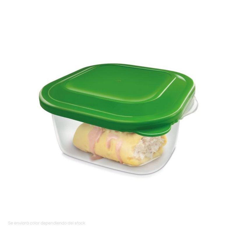 POLINPLAST - Taper Americano 1Kg con Tapa Hermética y Transparente