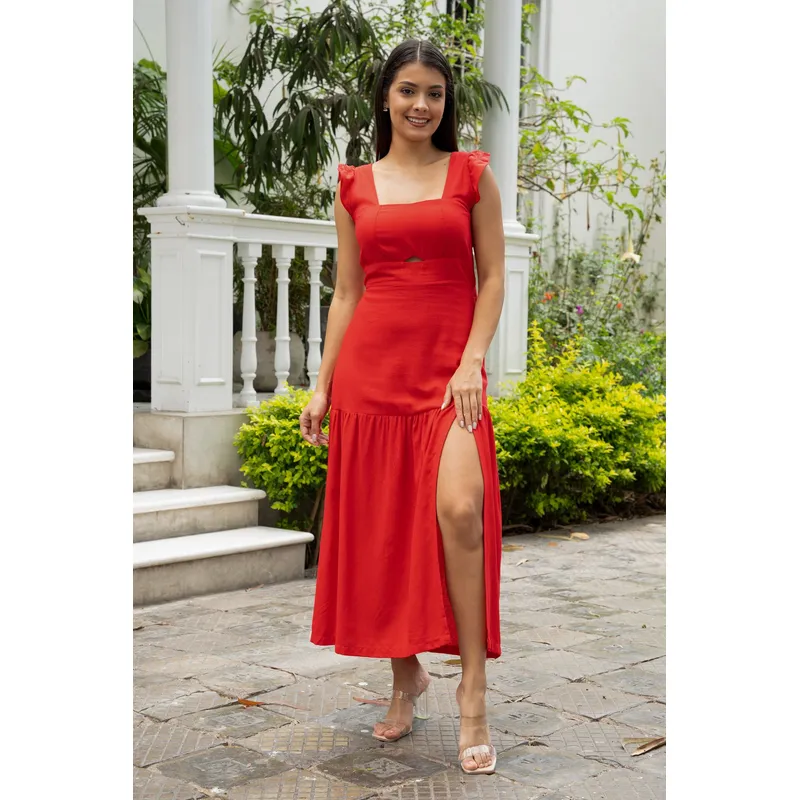 NANCY'S COLLECTION - Vestido Largo de Lino Nancys Collection