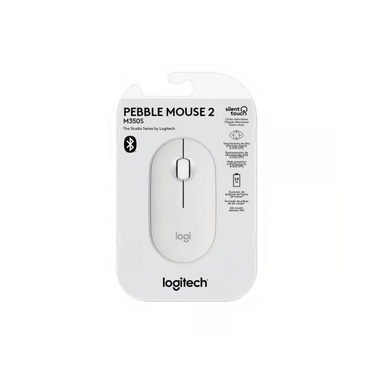 LOGITECH - MOUSE LOGITECH PEBBLE 2 M350S BLUETOOTH/WIRELESS BLANCO