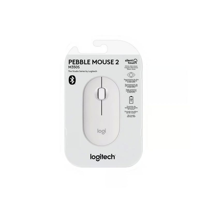 LOGITECH - MOUSE LOGITECH PEBBLE 2 M350S BLUETOOTH/WIRELESS BLANCO