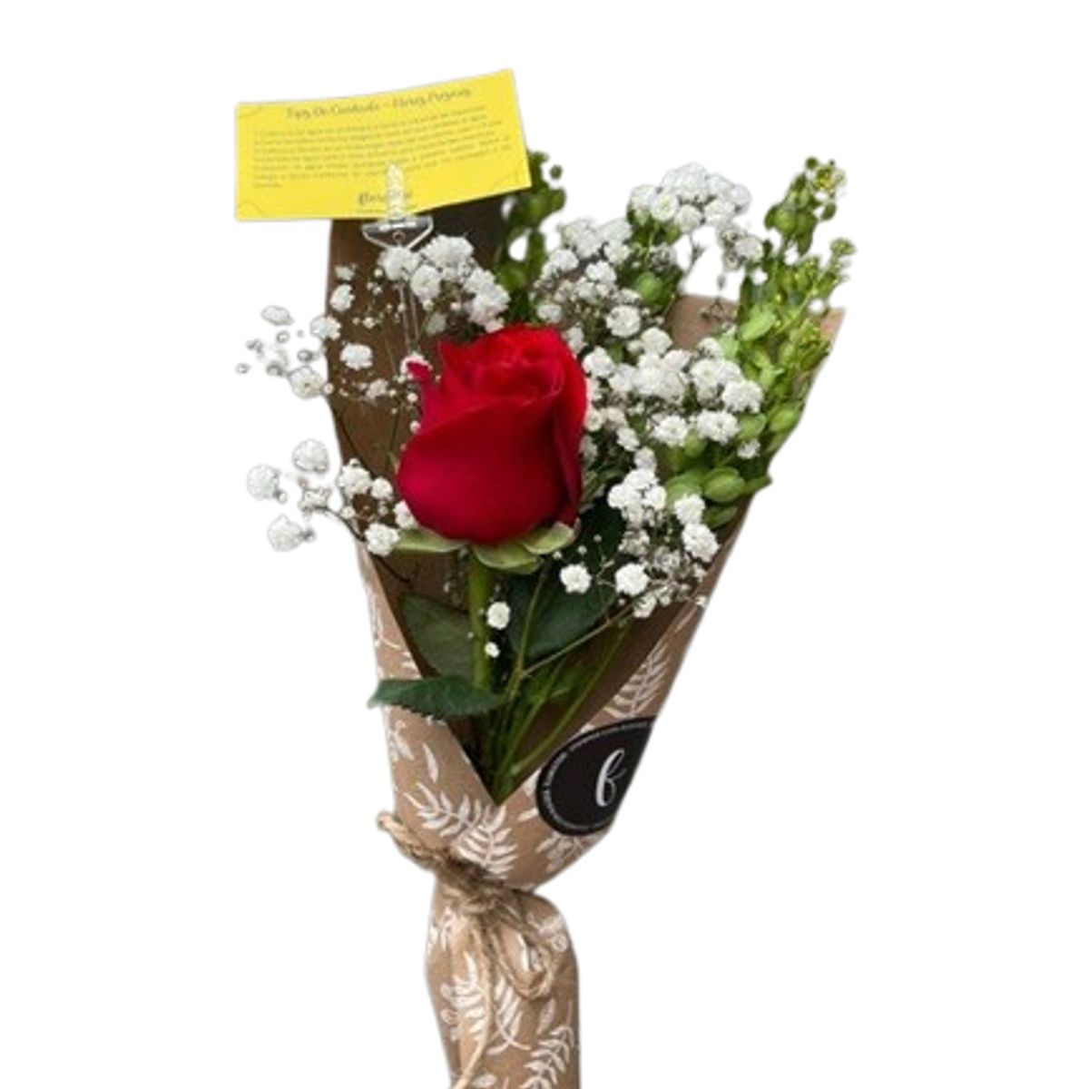 FLORISTERI - Ramito de flores Rosa Roja Natural premium