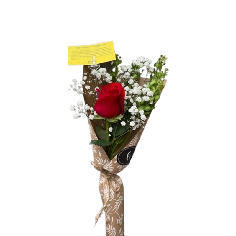 FLORISTERI - Ramito de flores Rosa Roja Natural premium