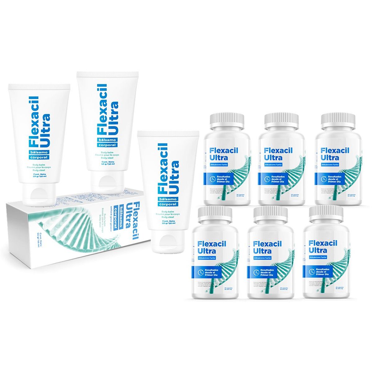 FLEXACIL - 3 FLEXACIL ULTRA CREMA + 6 FLEXACIL ULTRA CAPSULAS