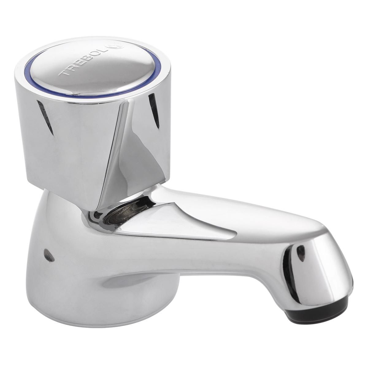 TREBOL - Llave para Lavatorio en  Bronce Cromado