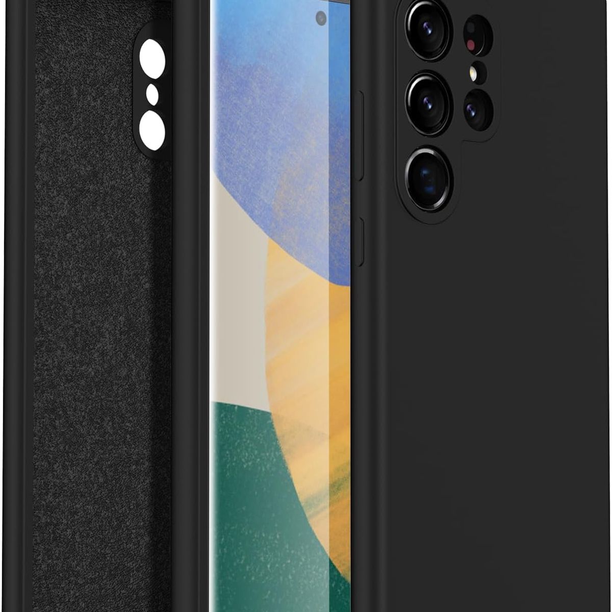 GENERICO - Case Silicona para Samsung S25 Ultra - Negro