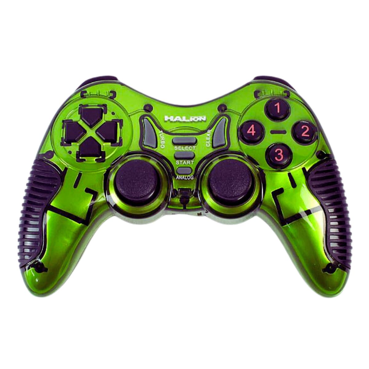 HALION - MANDO GAMEPAD INALAMBRICO RECARGABLE GREEN HALION HA-8011