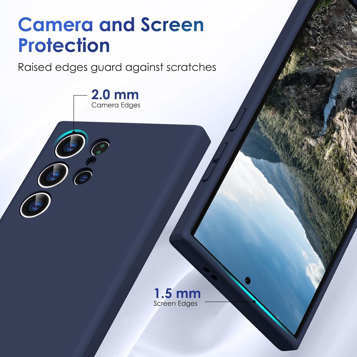 GENERICO - Case Silicona para Samsung S25 Ultra - Azul