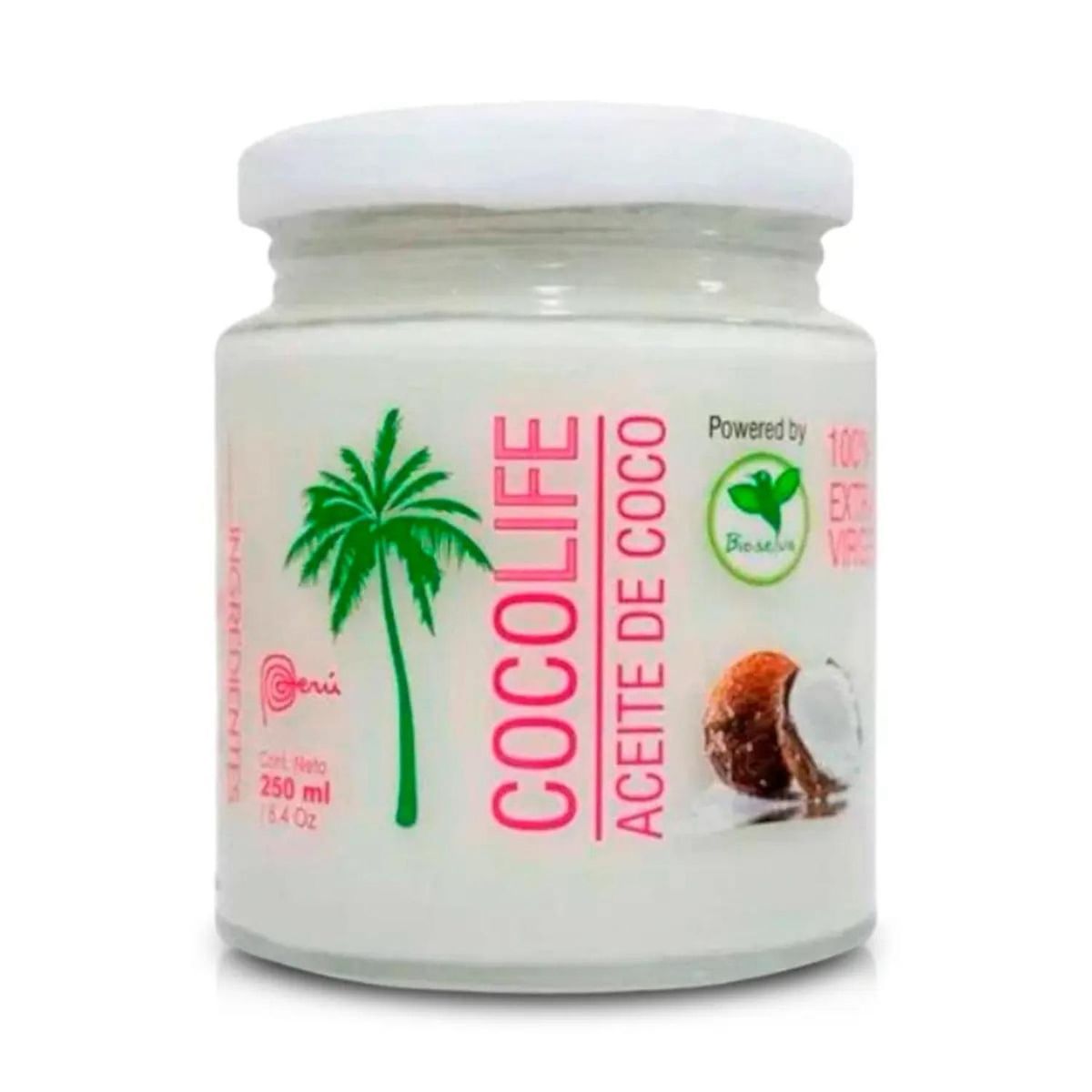 BIOSELVA - Aceite De Coco Extra Virgen (250ml) - Bioselva