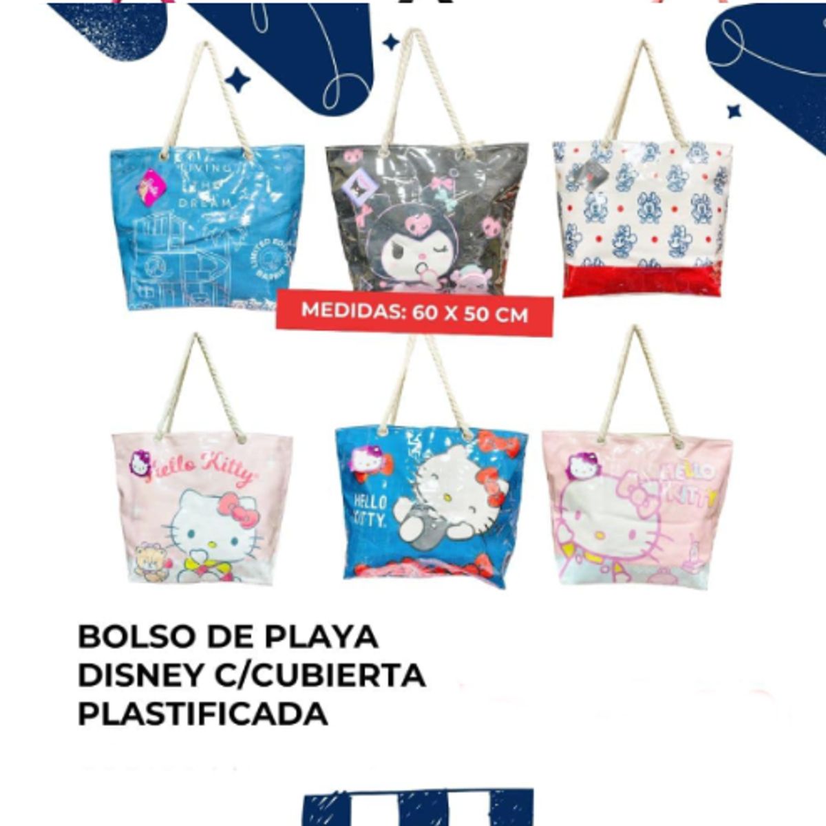 GENERICO - Bolso de playa Diseño Variado