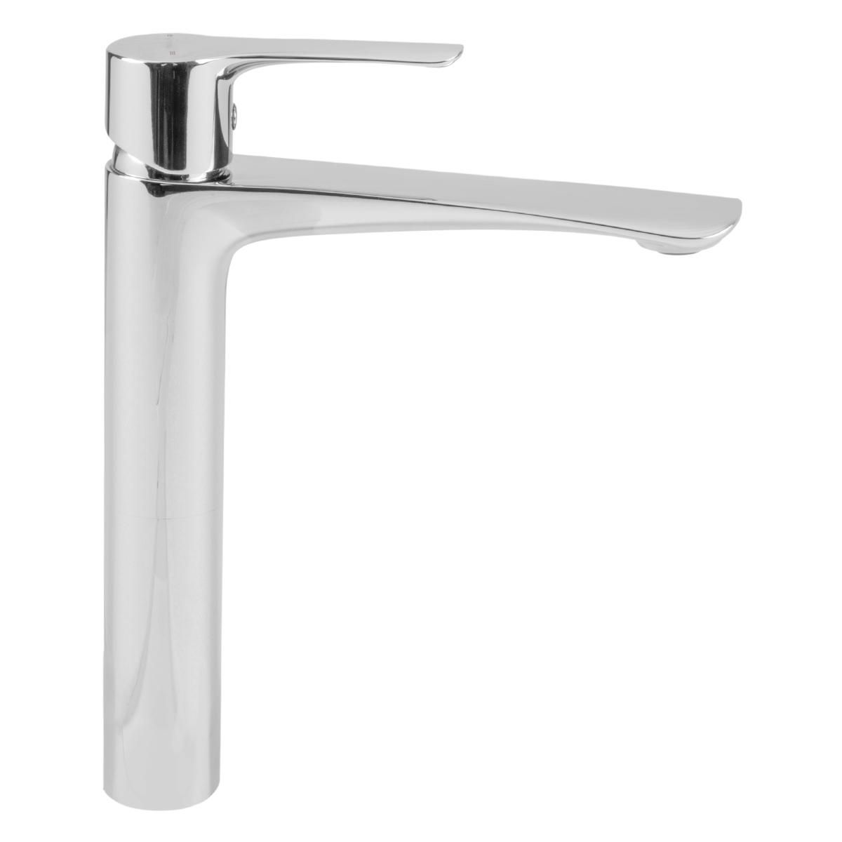 TREBOL - Monomando para Lavatorio en Bronce Cromado Plateado