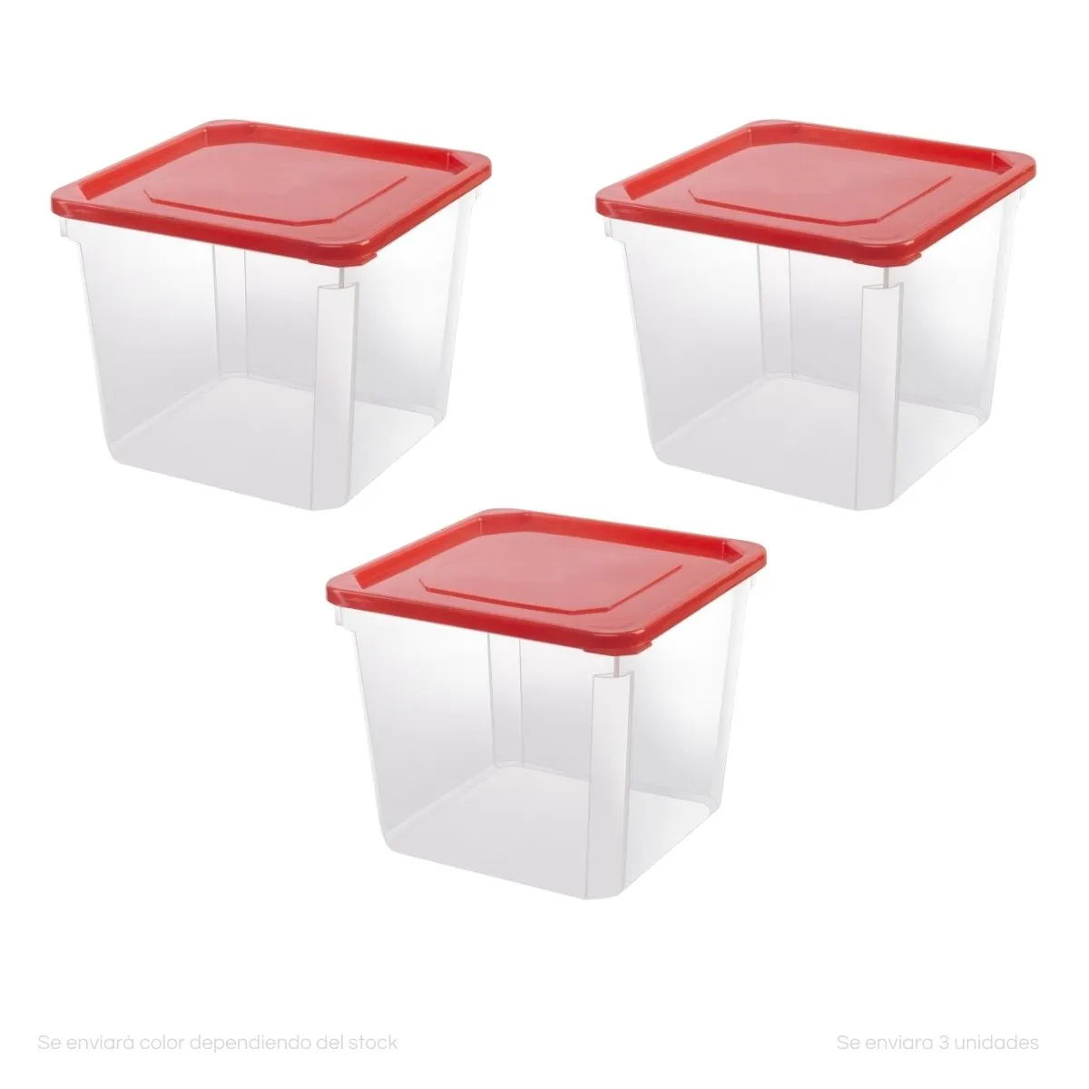 POLINPLAST - Set de 3 Reposteros Primor N°4 con Tapa Hermética