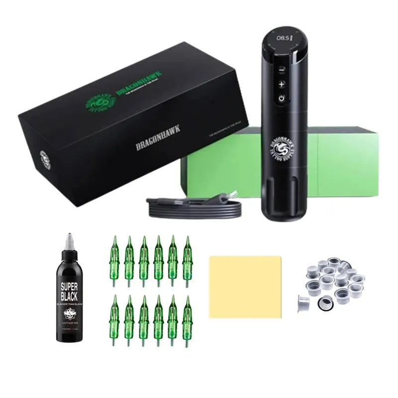 DRAGON - MAQUINA PARA TATUAR KIT DRAGONHAWK X2