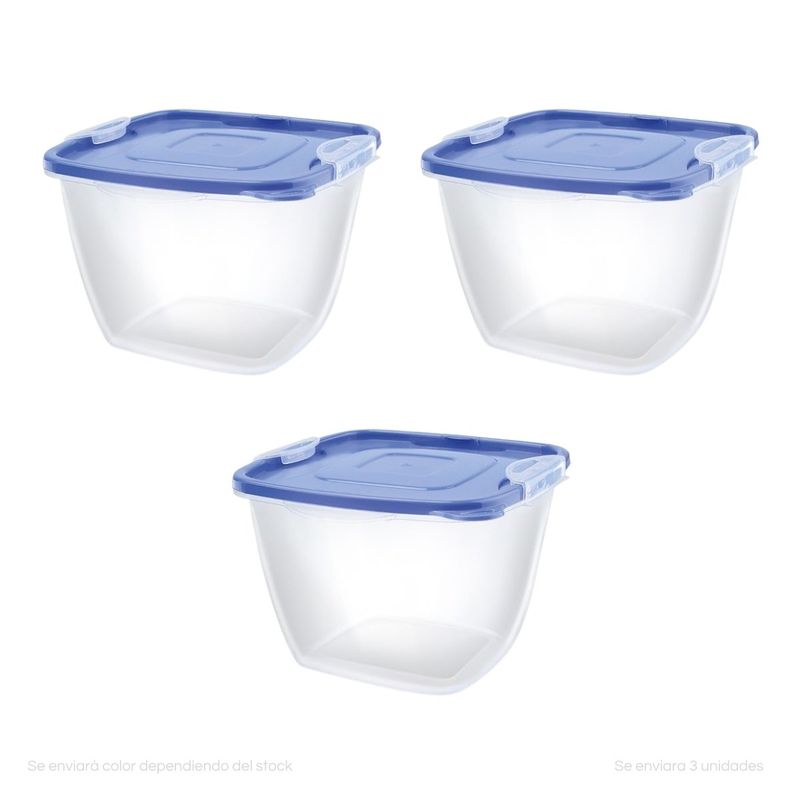 POLINPLAST - Set de 3 Reposteros Primor N°5 con Gran Capacidad