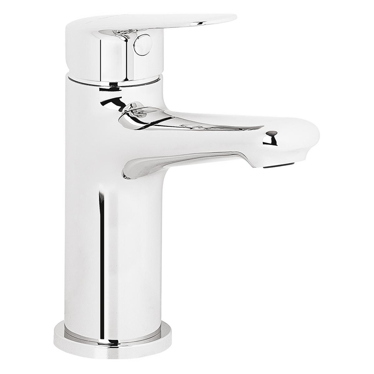 TREBOL - Monomando para Lavatorio en Bronce Cromado Plateado