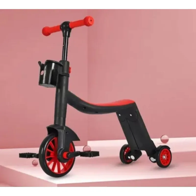 GENERICO - SCOOTER TRICICLO 3 EN 1 PARA NIÑOS Y NIÑAS