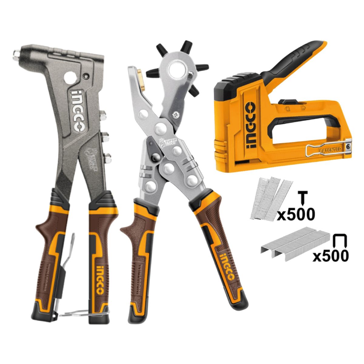 INGCO TOOLS - SET 3 HERRAMIENTAS DE FIJACIÓN INGCO HRSG0401