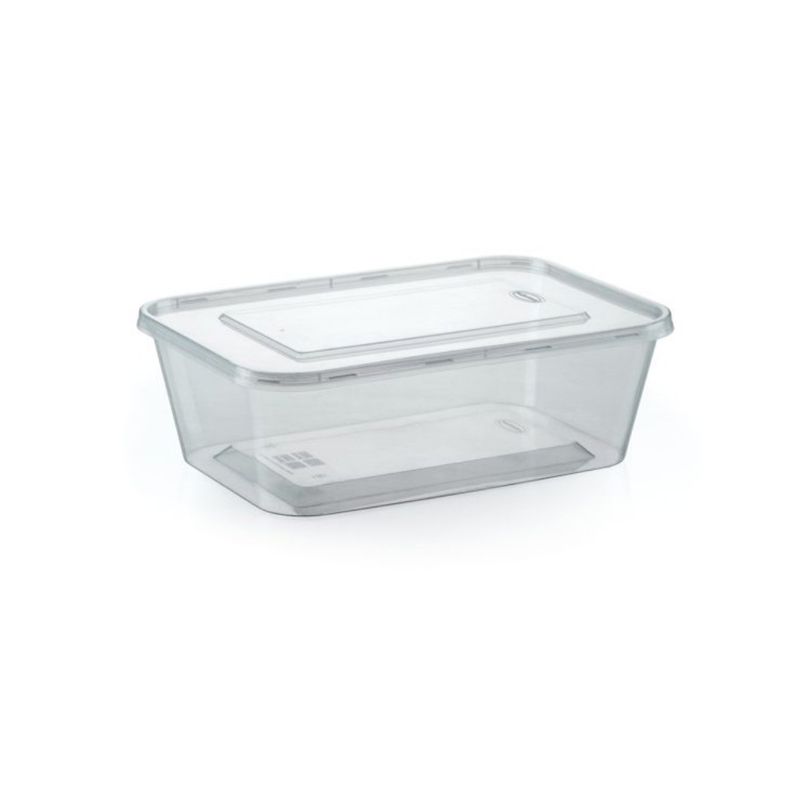 POLINPLAST - Taper Lite 750 0.75L Transparente con Tapa Hermética