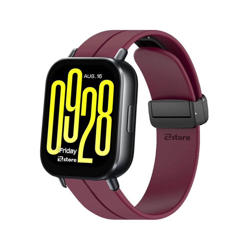 GENERICO - Correa Para Redmi Watch 5 Active Broche Magnético Vino