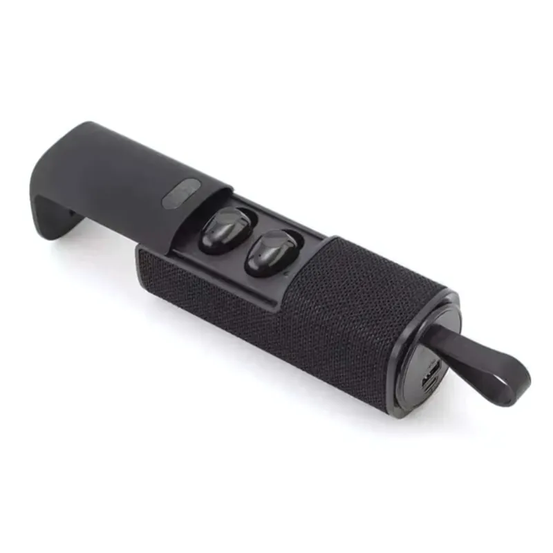 GENERICO - Auriculares y Altavoces TG807 2 en 1 Negro