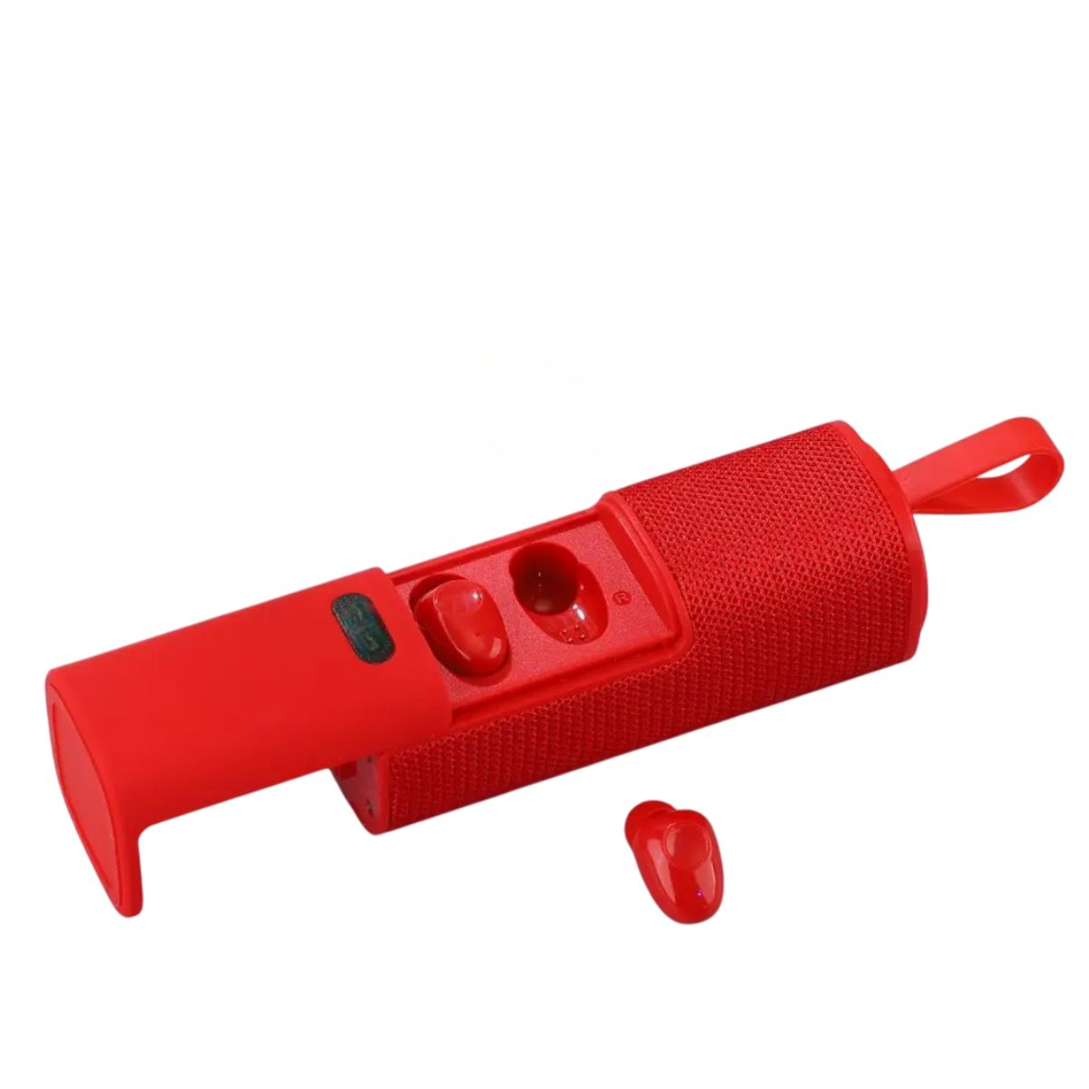 GENERICO - Auriculares y Altavoces TG807 2 en 1 Rojo