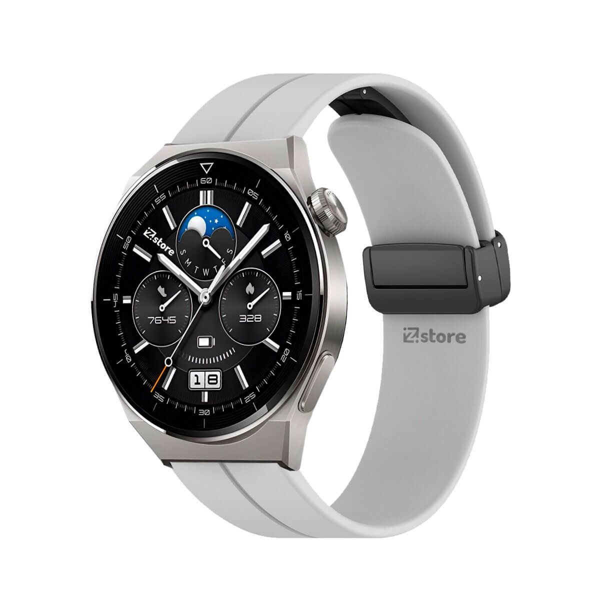 GENERICO - Correa Para Huawei Watch GT3 Pro Broche Magnético 43mm Gris